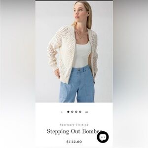 Sanctuary Stepping Out Knit Bomber Jacket